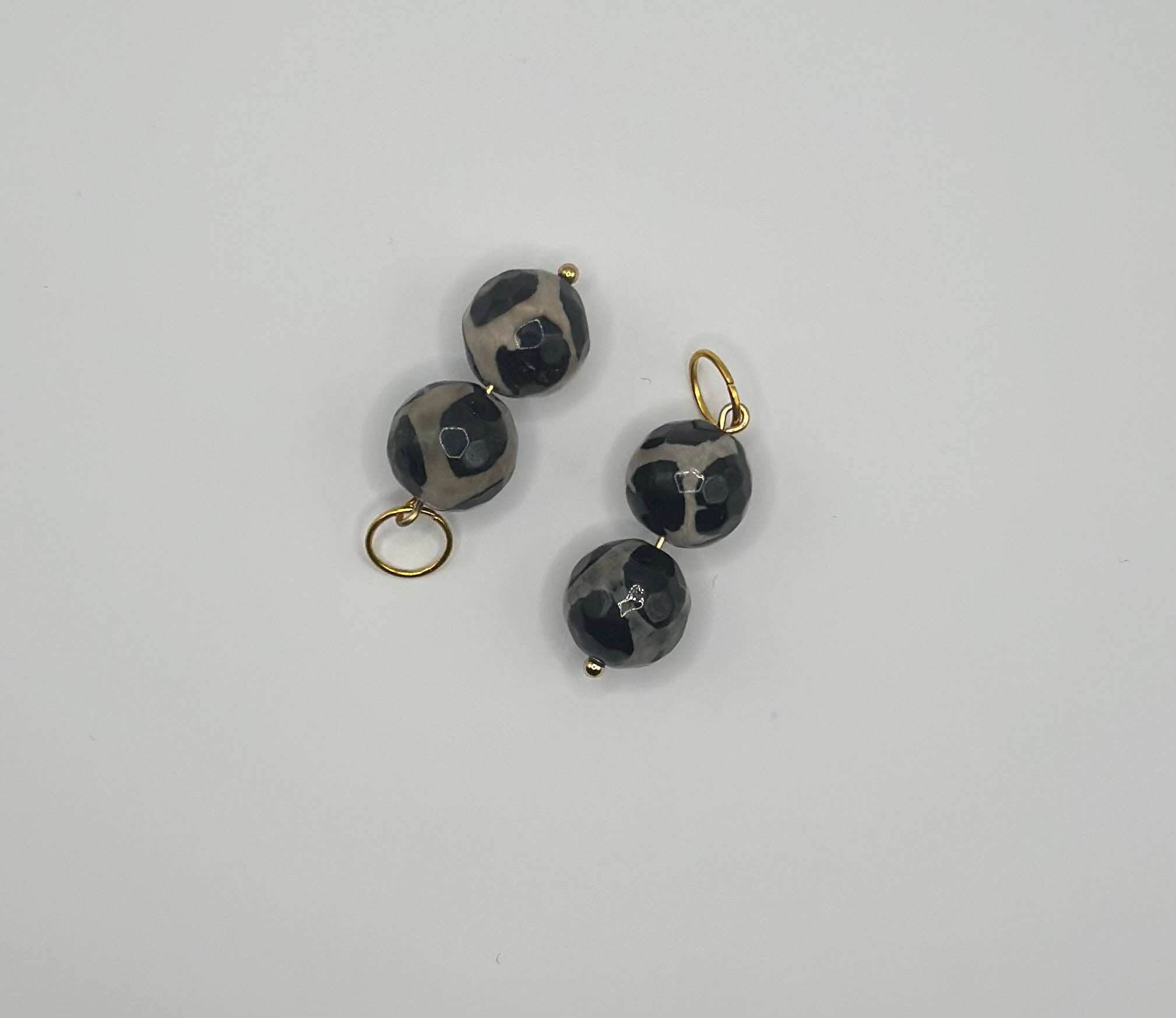 Perla double noir et beige