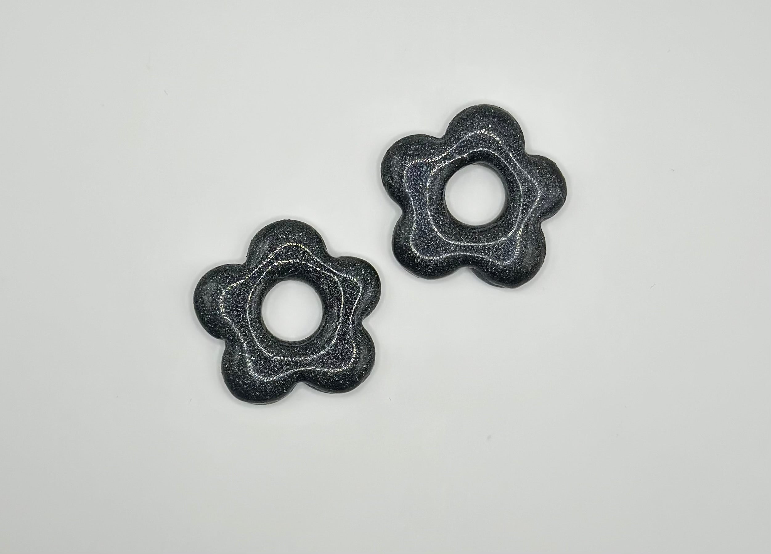 floraé noir pailletée