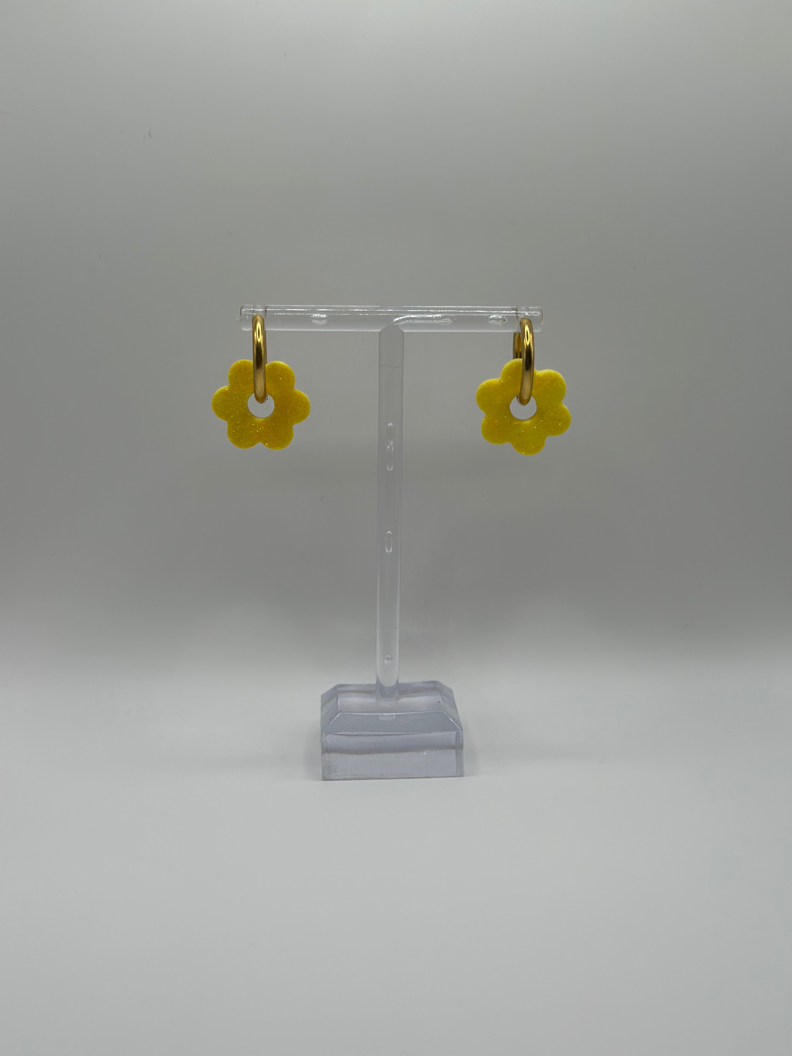 Mini paillettes jaunes