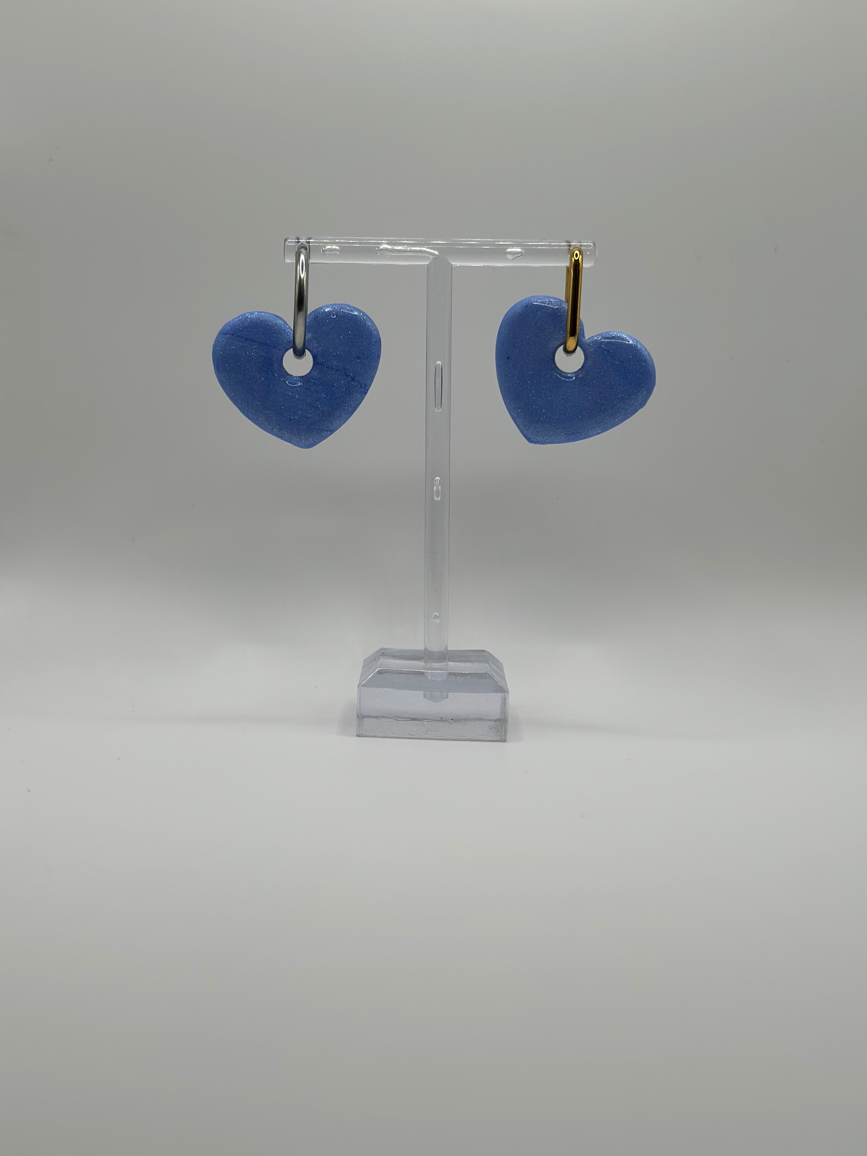 Cœur géant bleu claire