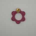 Pin’s de lunette fleur rose