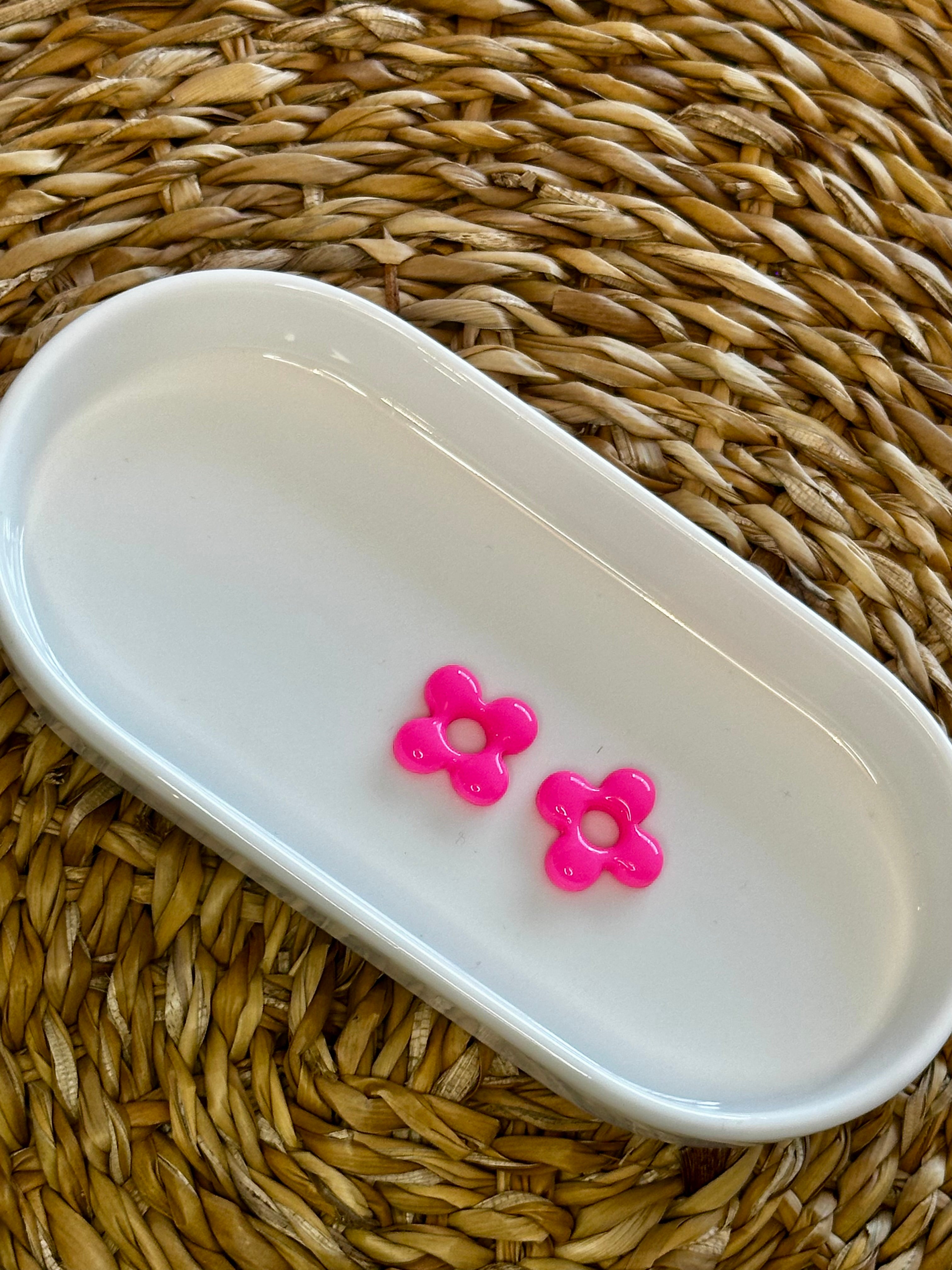 Mini Fleur néon rose