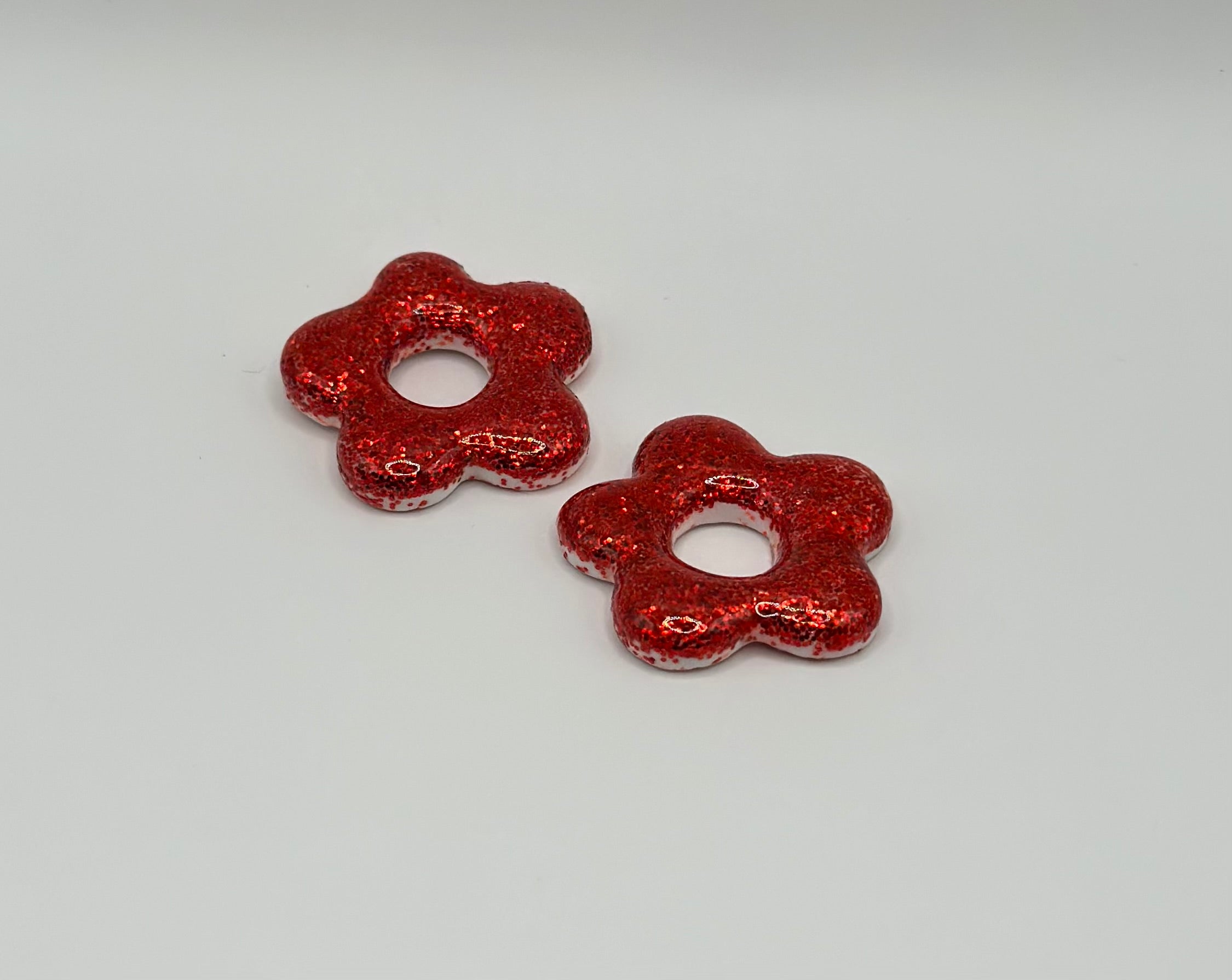 floraé paillettes rouges