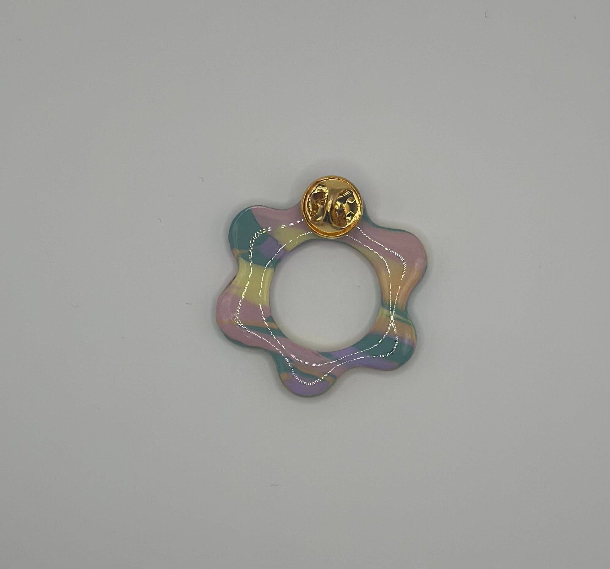 Pin’s de lunette fleur pastel