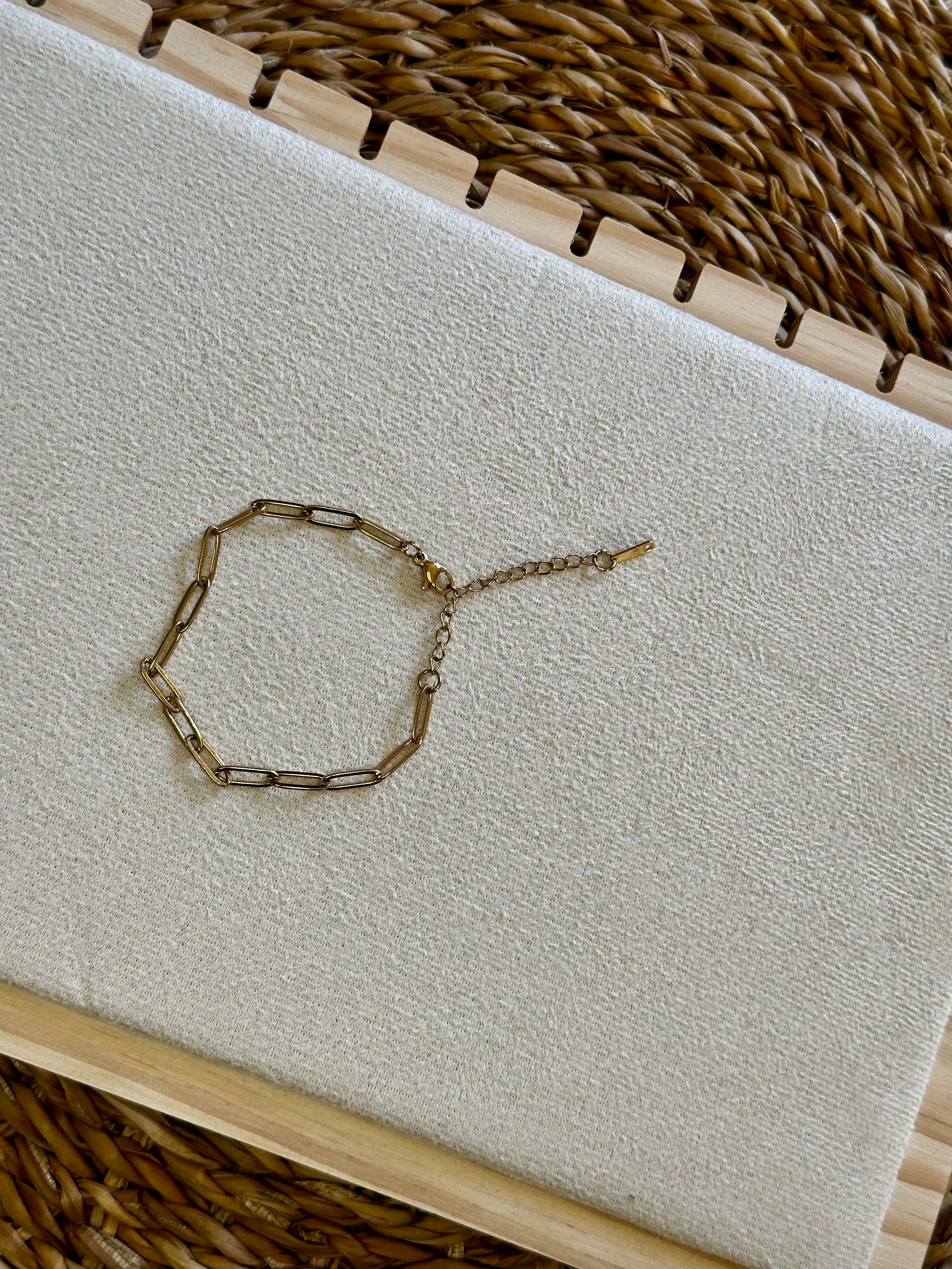 Bracelet doré (16cm+5cm)