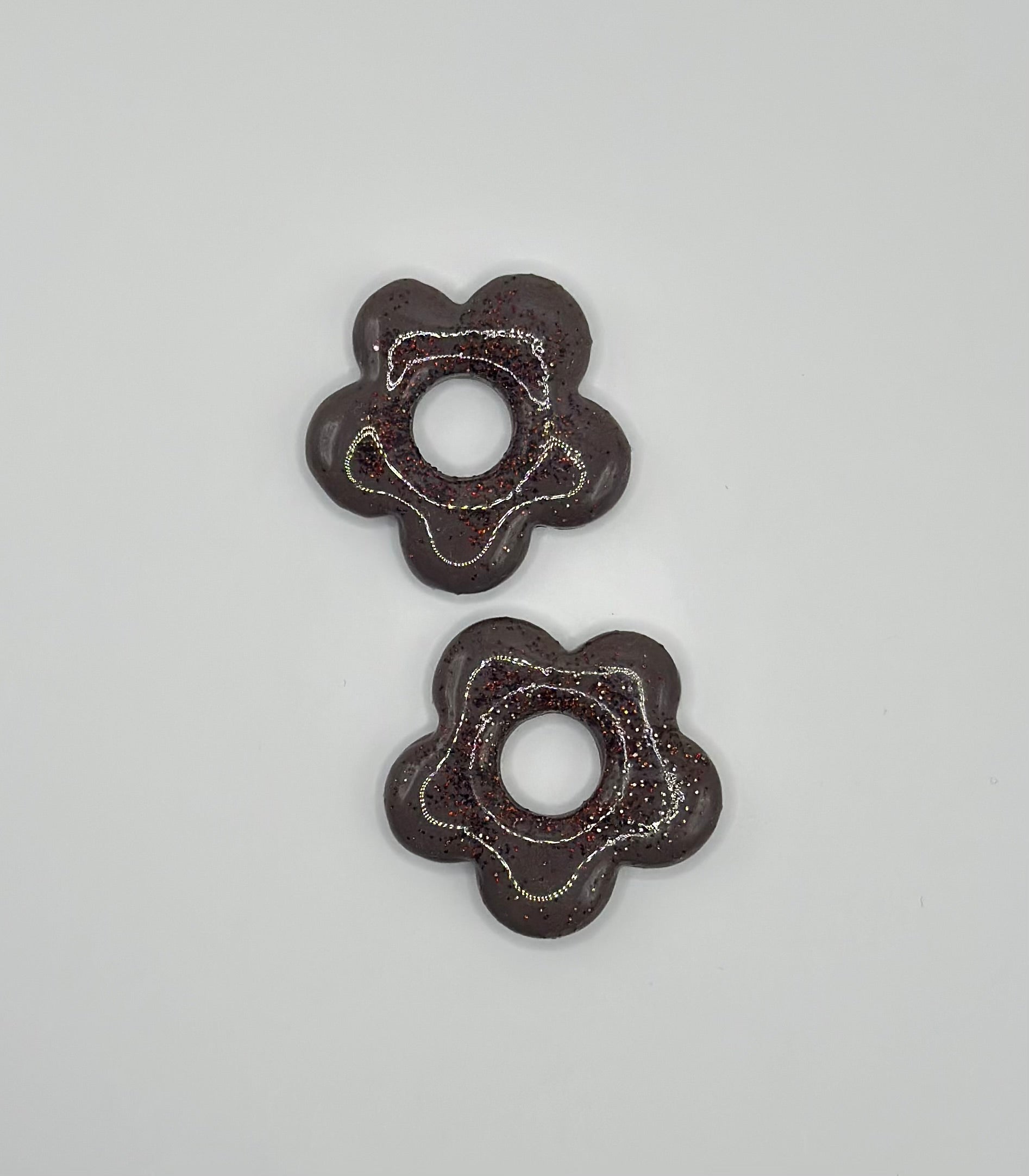 Floraé brown cœur pailleté