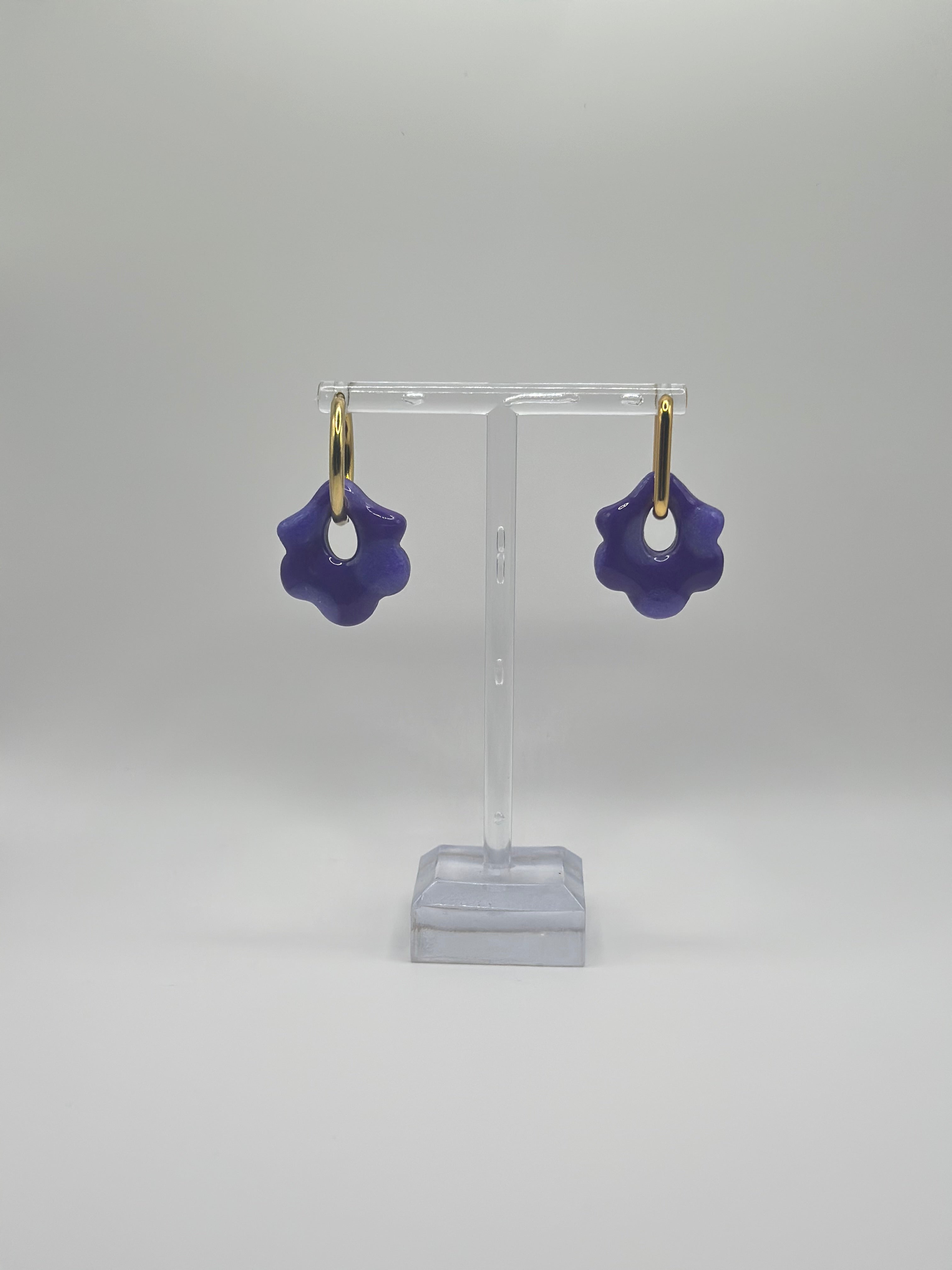 Louna moucheté violette