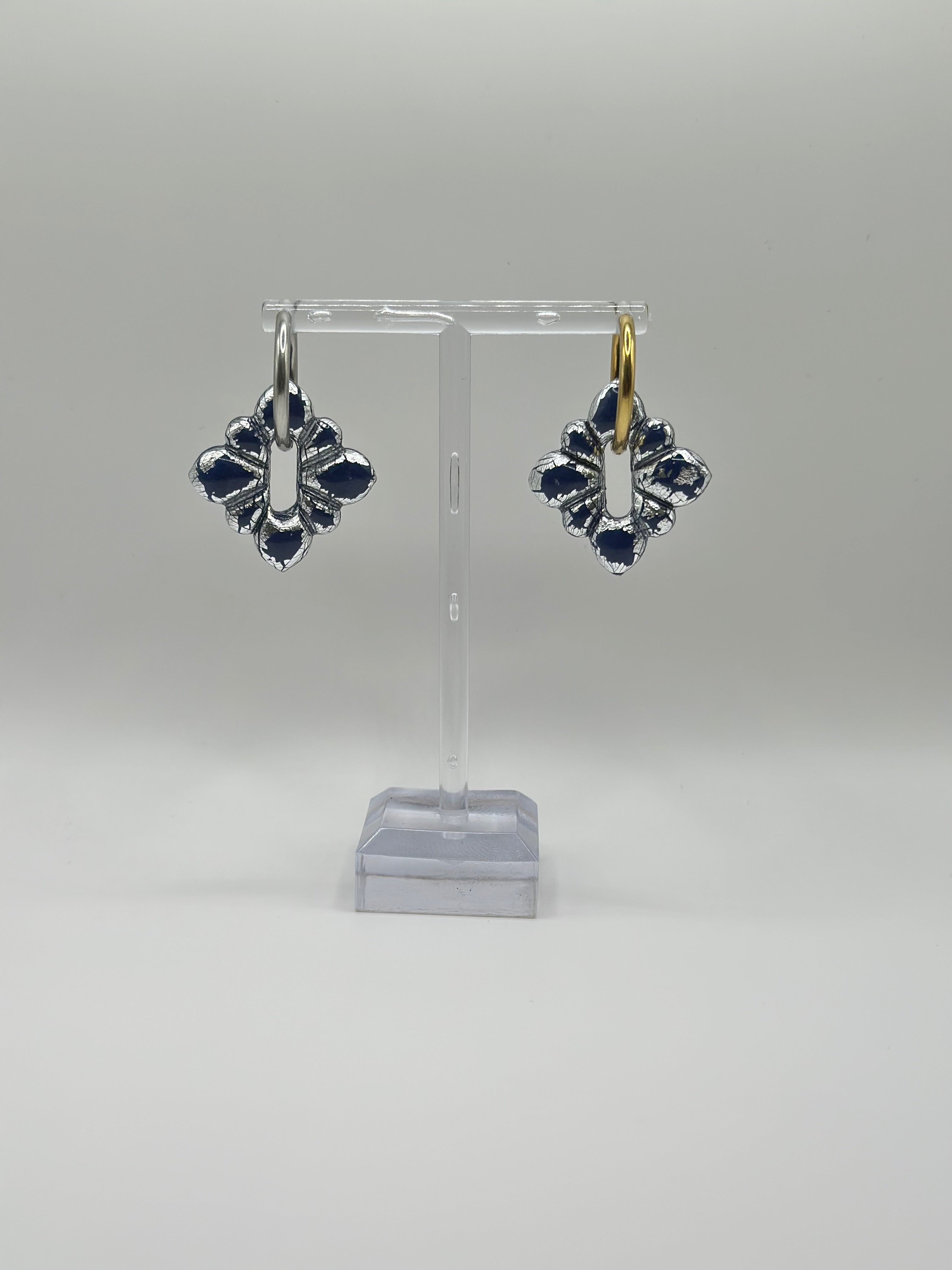 Cléo bleue et argent