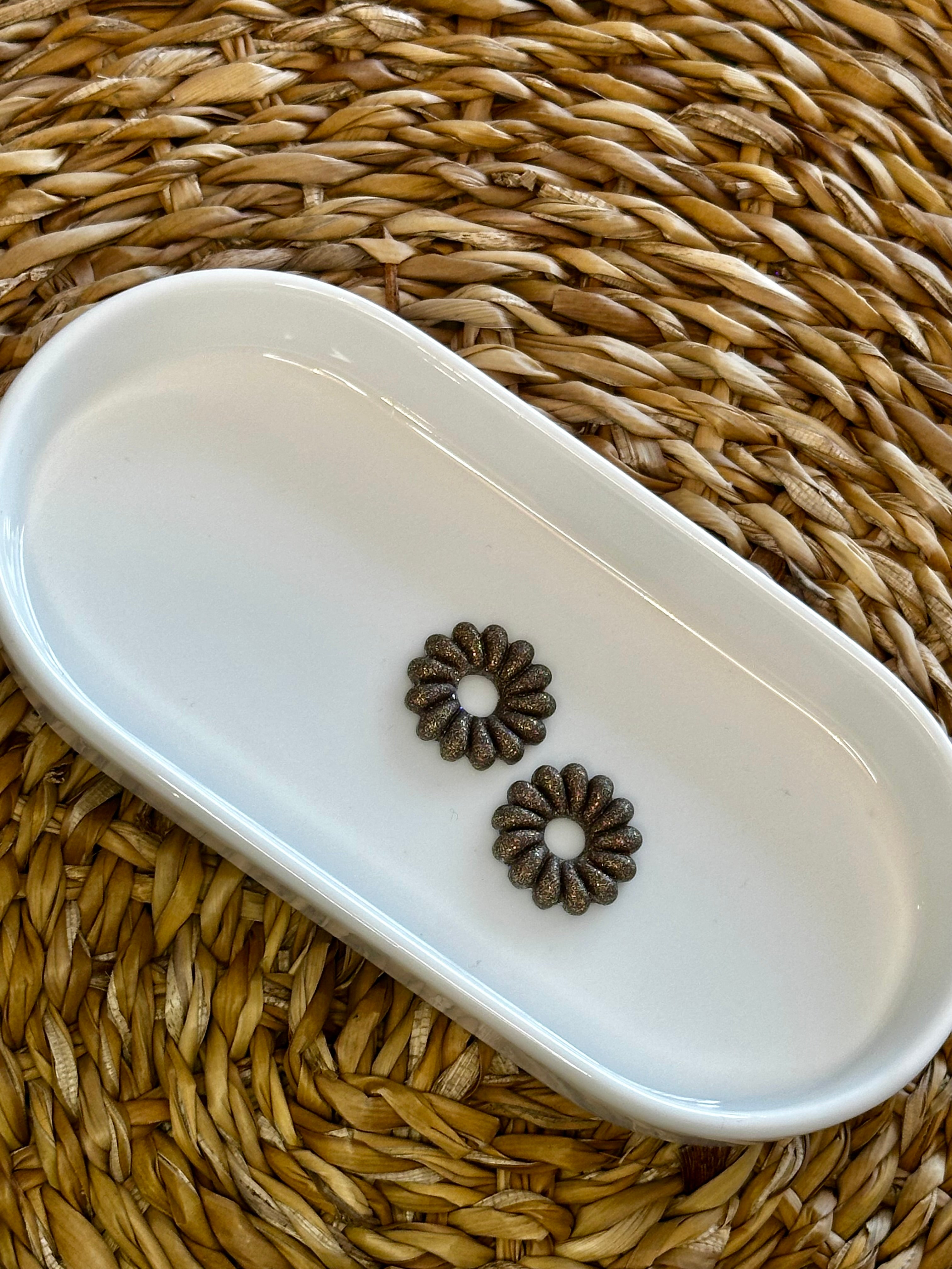 Mini Couronne paillette or