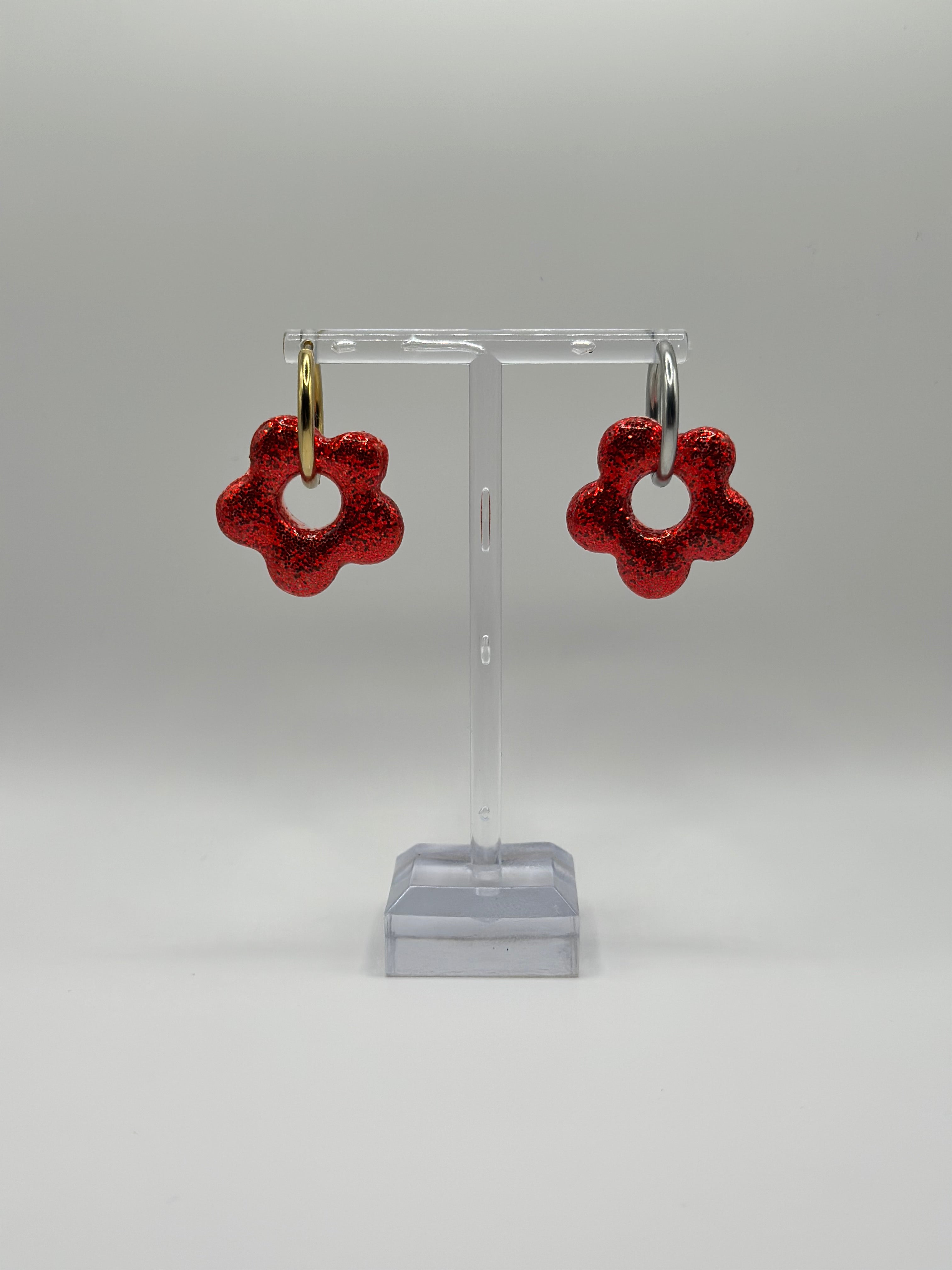 floraé paillettes rouges
