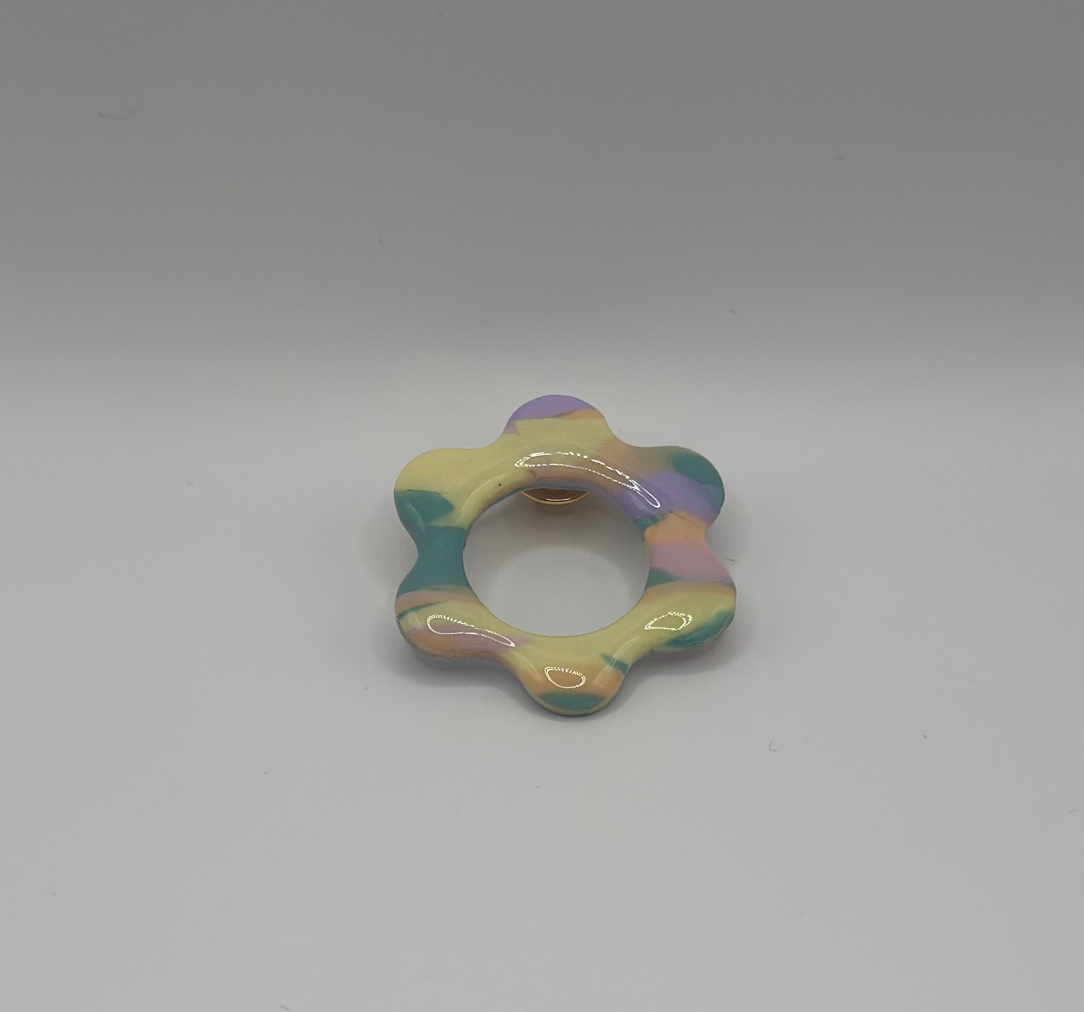 Pin’s de lunette fleur pastel