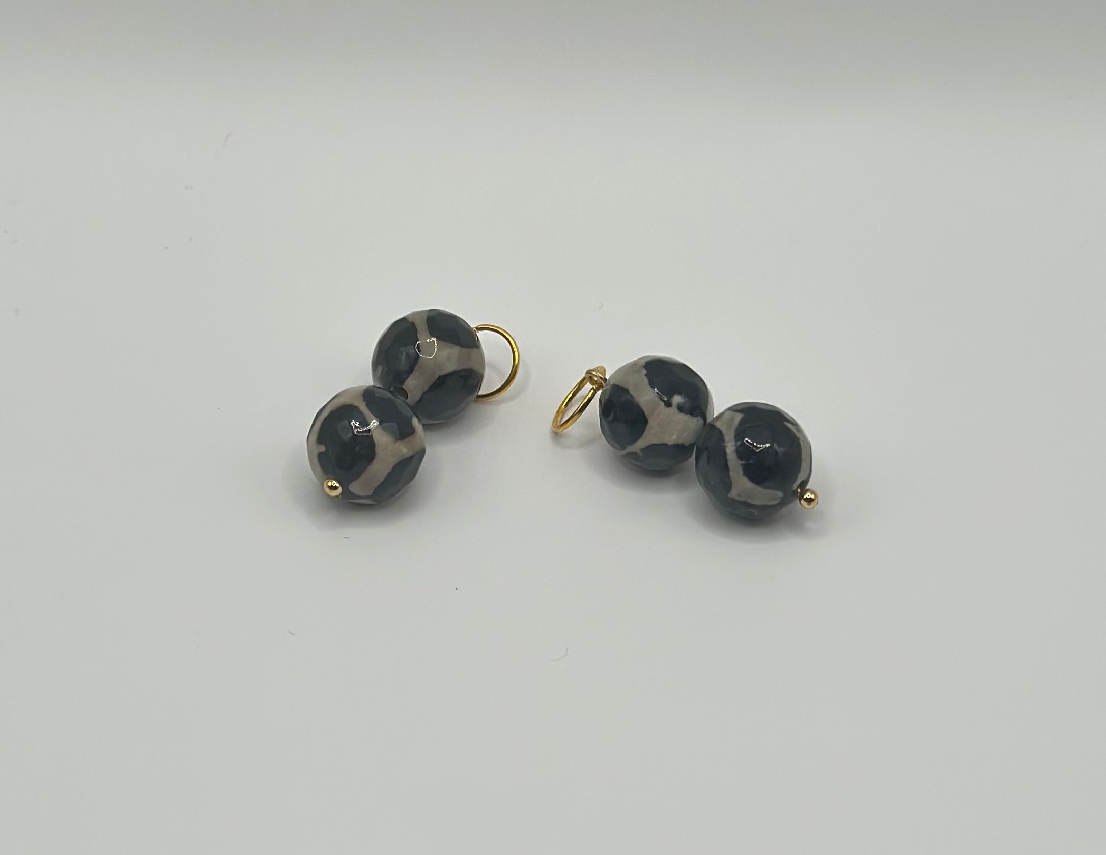 Perla double noir et beige