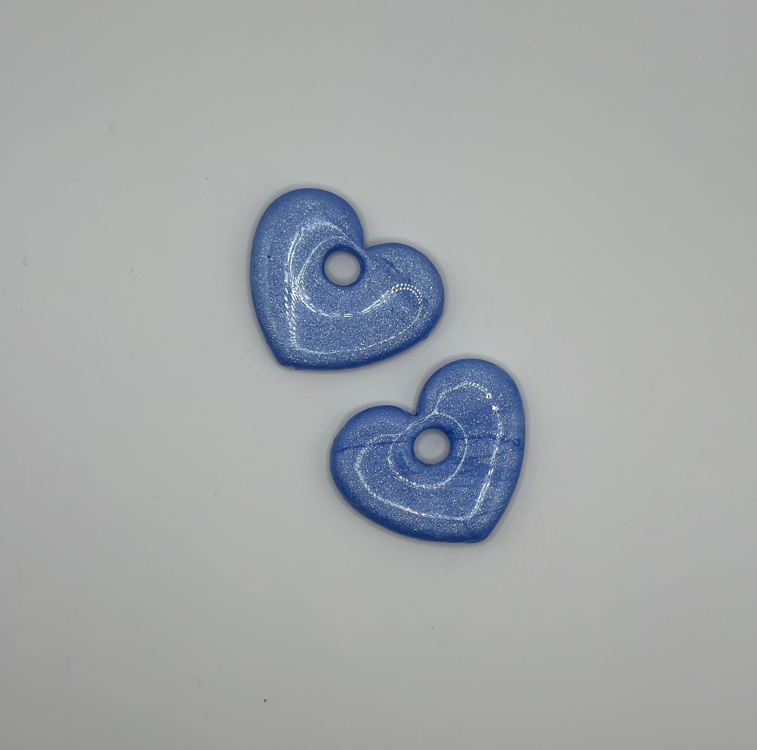 Cœur géant bleu claire