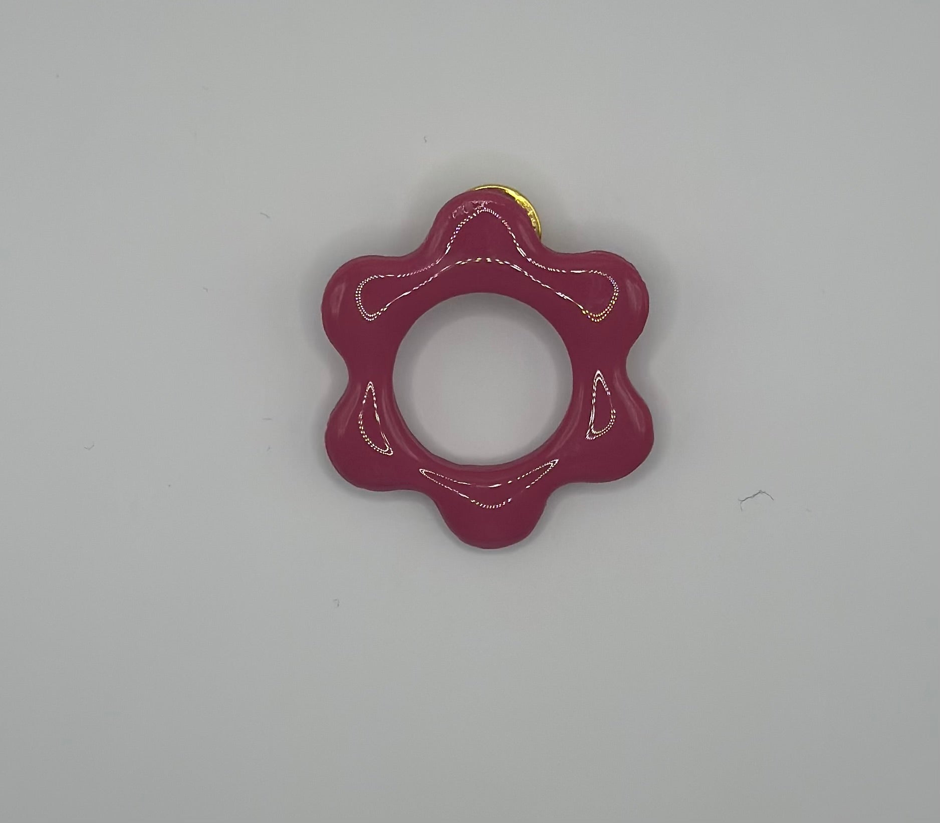 Pin’s de lunette fleur rose