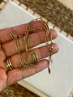 Collier doré (45cm+5cm)